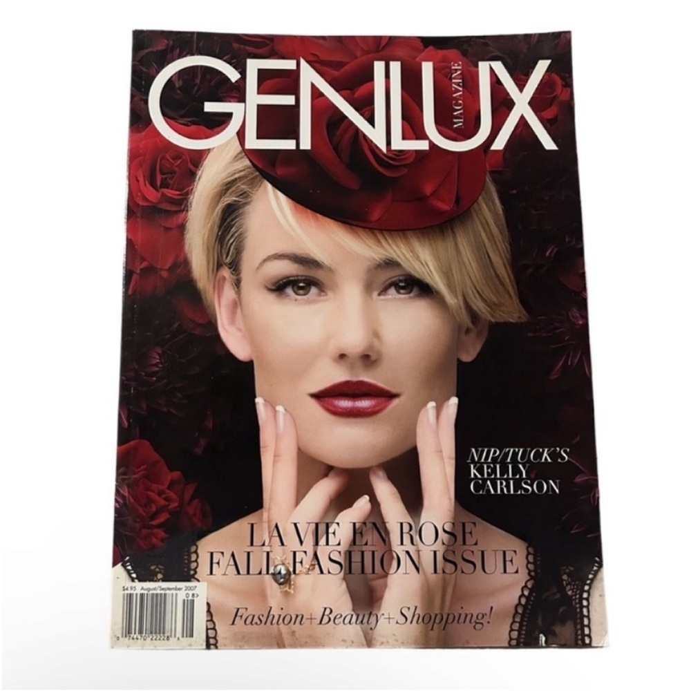 Genlux Magazine 2007 Fall Fashion Issue Luxury Nip/Tuck Kelly Carlson Cover